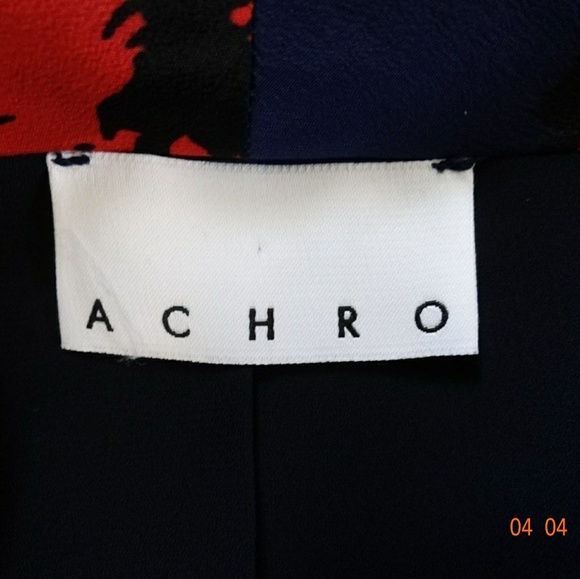 ACHRO Blue Floral Blazer - Picture 4 of 4